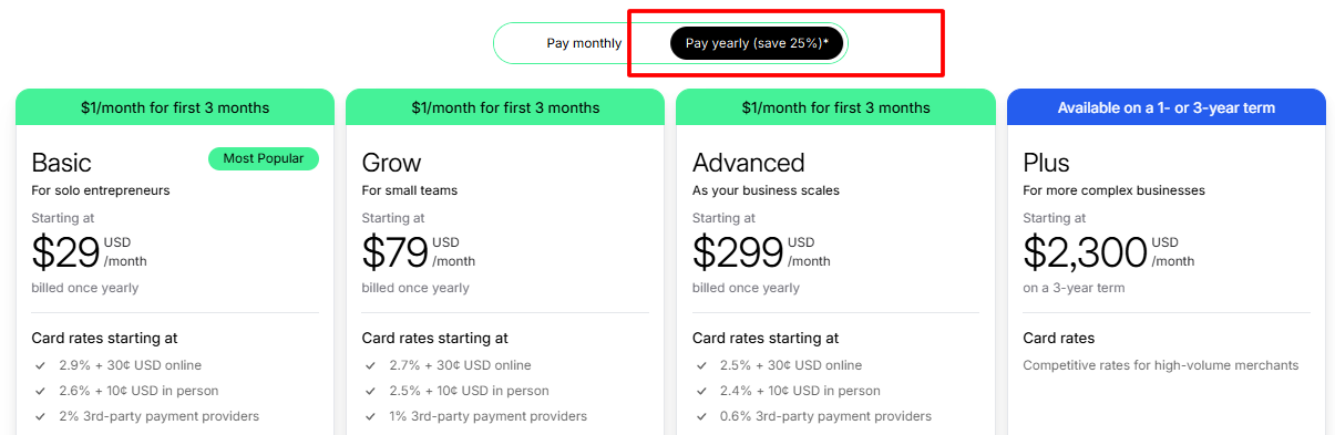 Shopify Annual Pricing Shopify Annual Pricing