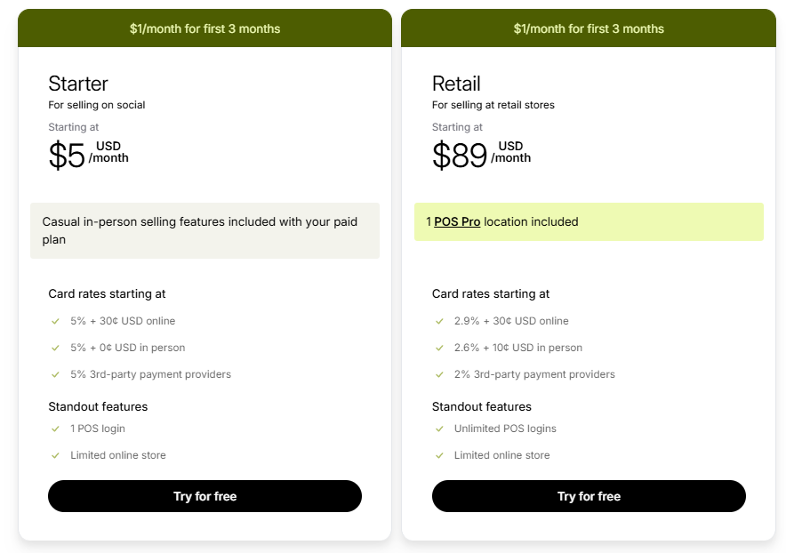 Shopify Retail Plan Shopify Retail Plan